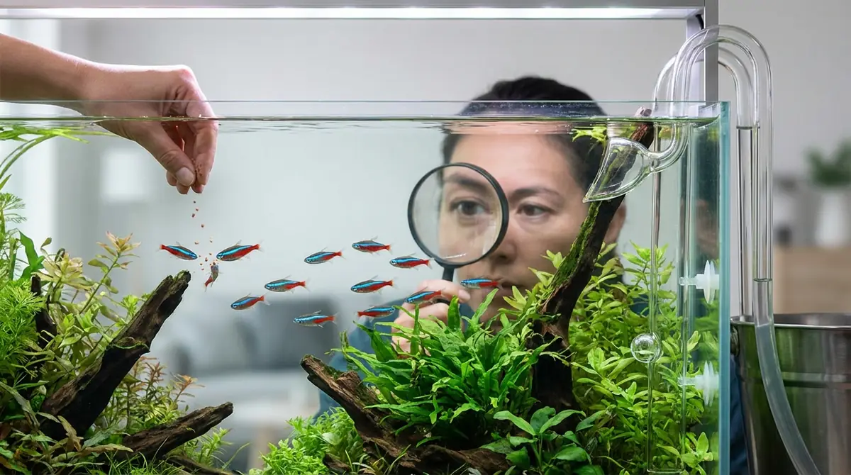 ネオンテトラの飼い方｜餌やり・水換え・観察の日常管理