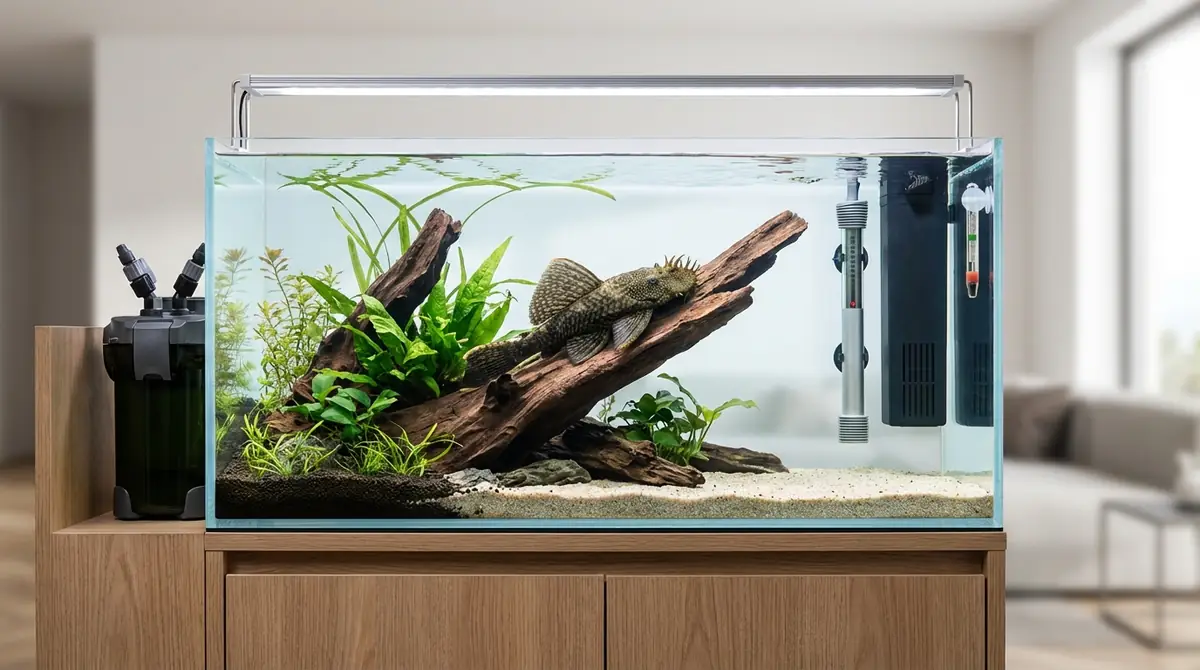 プレコ飼育に必要な水槽サイズと機材一式