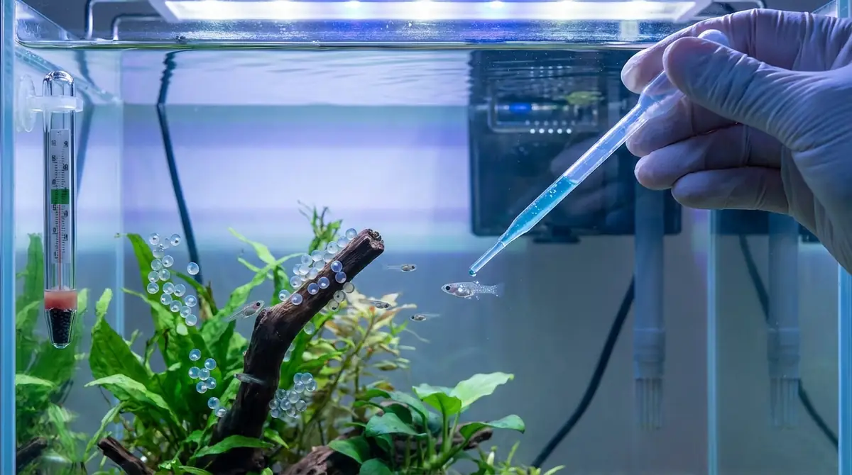 稚魚・卵がいる場合の白点病対処法