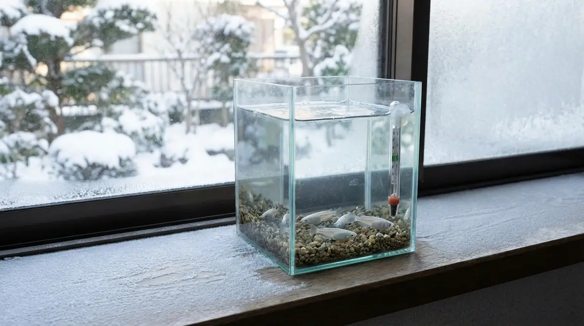 メダカの冬眠の仕組みと水温の関係