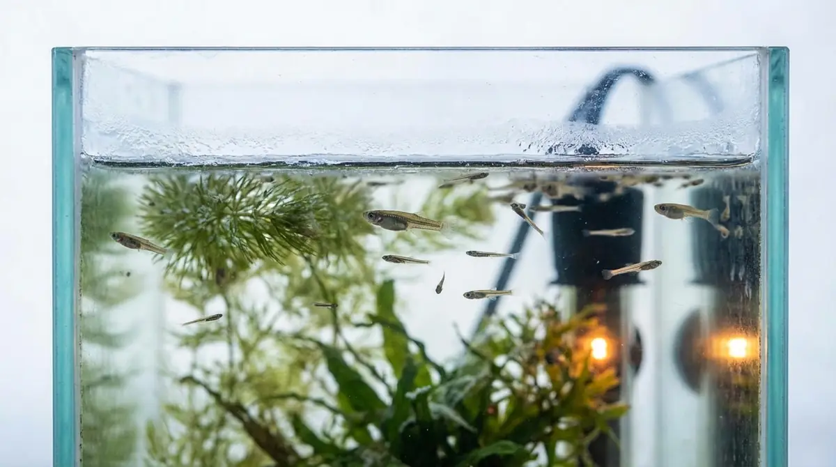 稚魚・針子の冬越しはできる?サイズ別の対処法