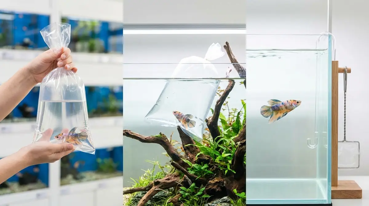 購入から水槽への導入手順