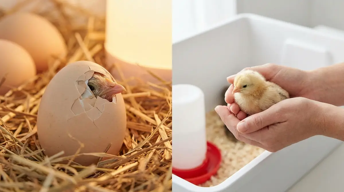 孵化の兆候と孵化直後にやること