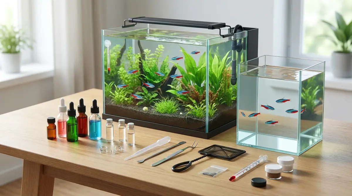 ネオンテトラの病気治療に使う薬と必要な道具
