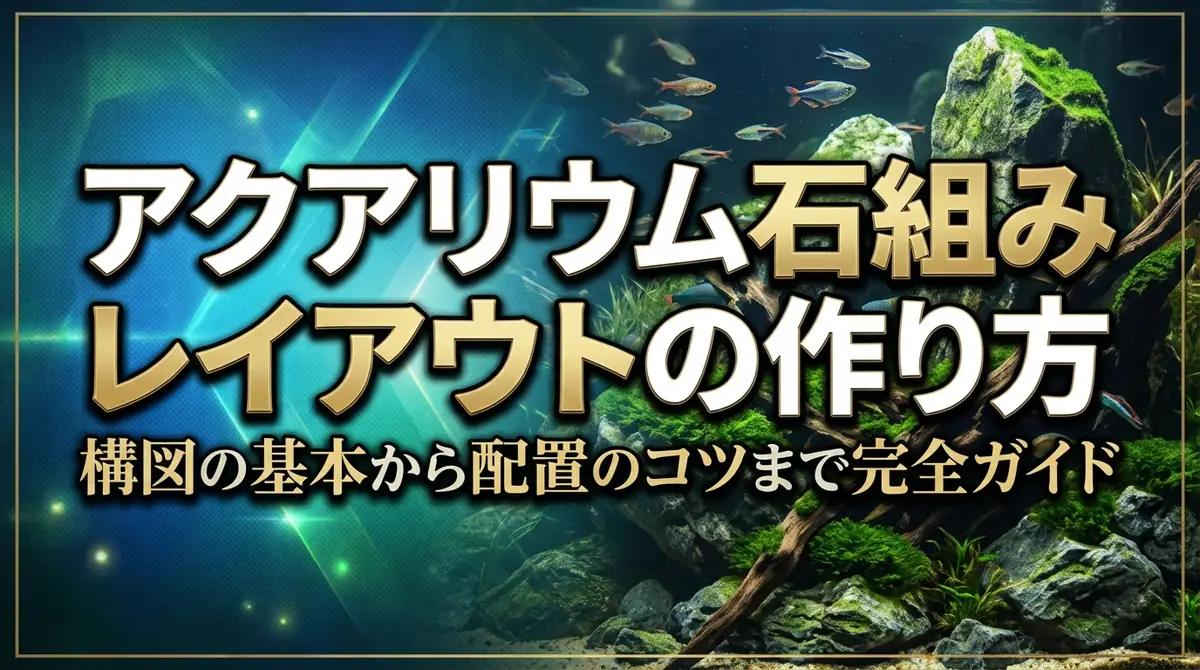 アクアリウム石組みレイアウトの作り方|構図の基本から配置のコツまで完全ガイド