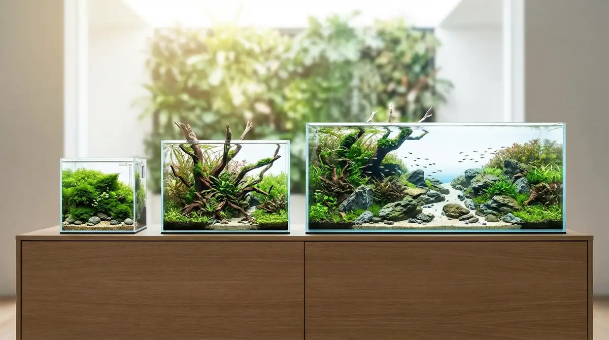 水槽サイズ別レイアウトのコツ