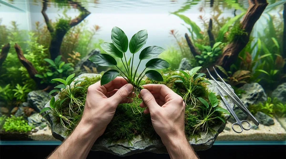 アヌビアスナナの株分け・増やし方