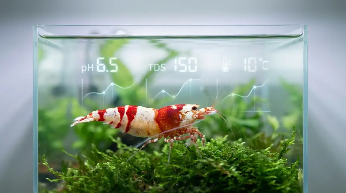 レッドビーシュリンプに最適な水質条件|数値で徹底解説
