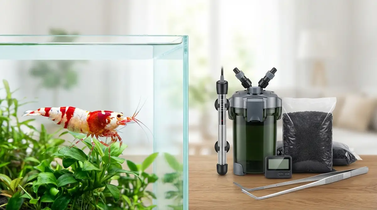 レッドビーシュリンプ飼育に必要な機材と初期費用