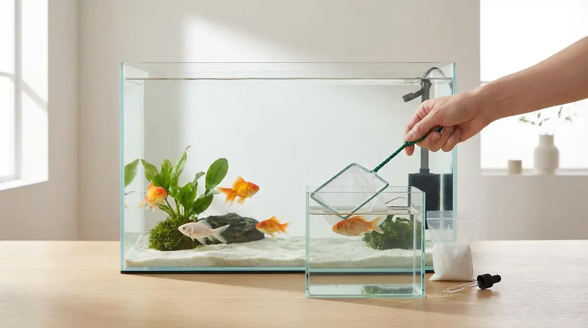 金魚が病気になったときの初期対応