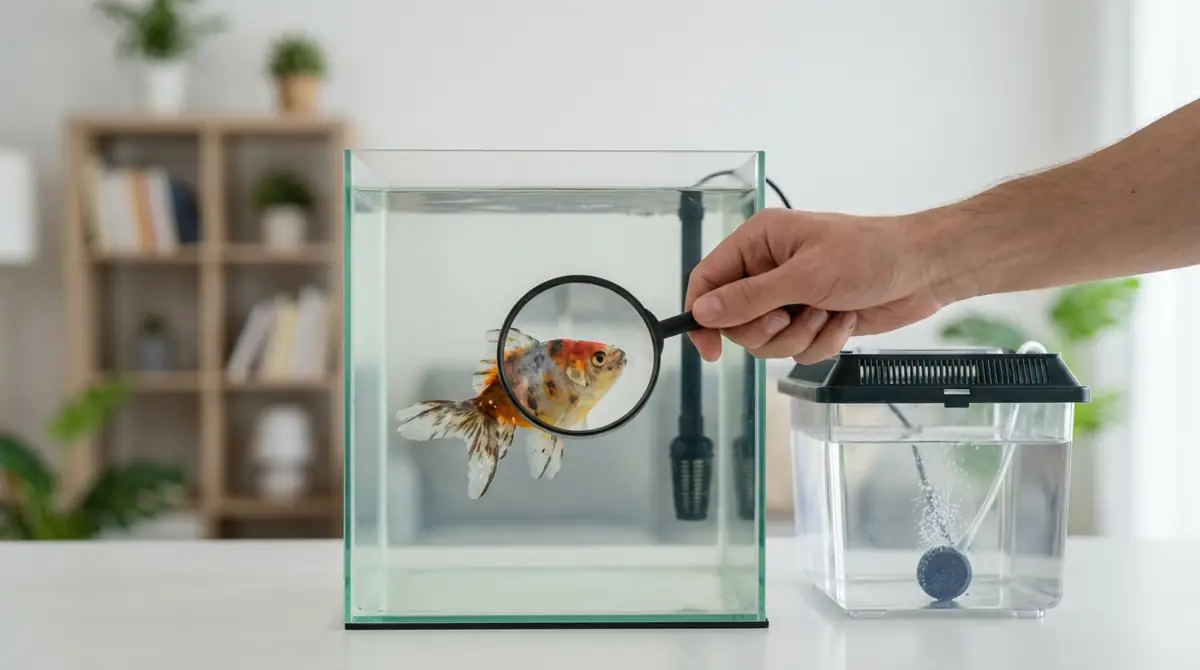 金魚の病気を発見したら最初にやるべき3つの対応