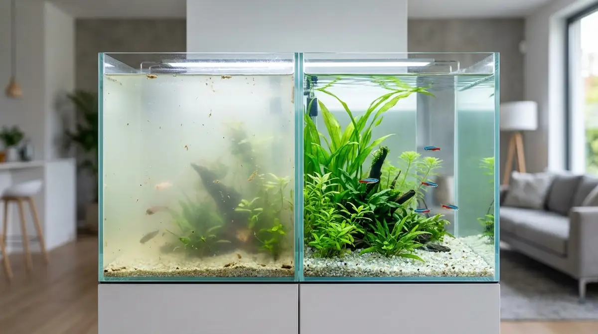 水槽が白く濁る5つの原因【見分け方チェックリスト付き】