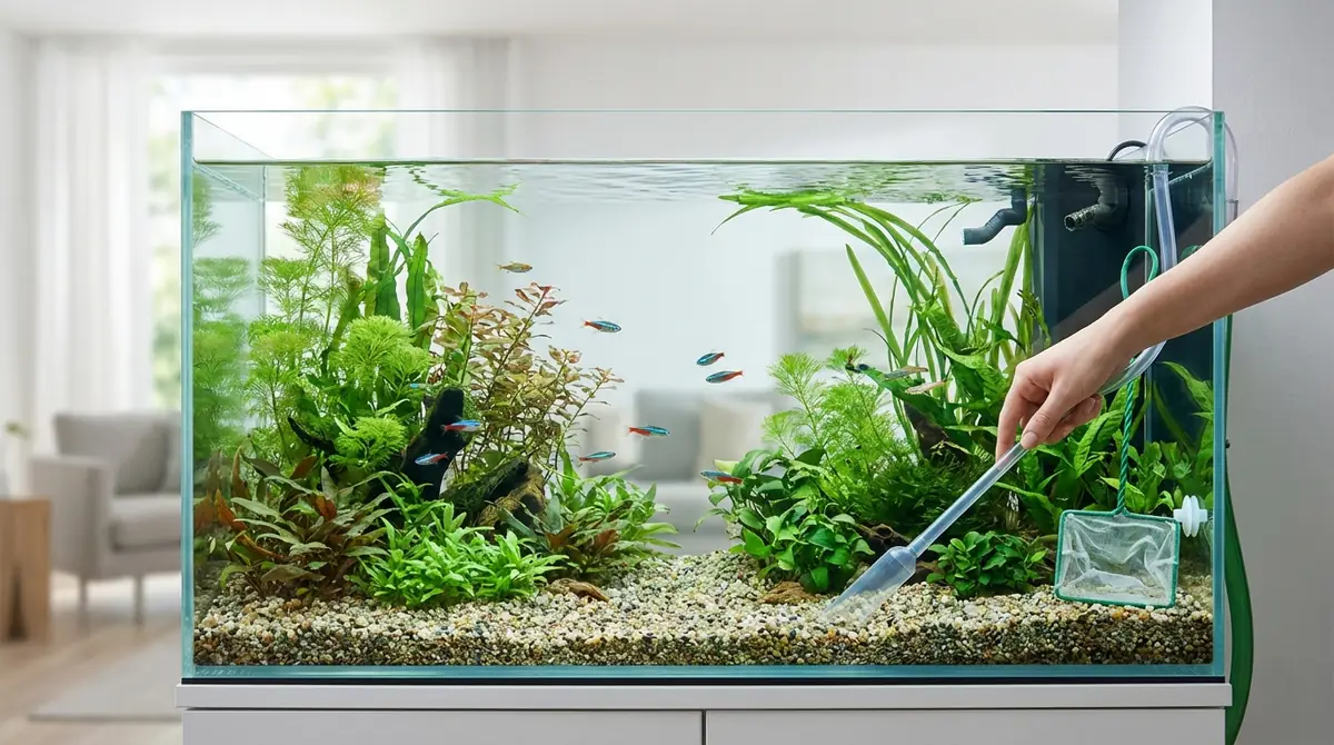 水槽の白濁りを予防する日常メンテナンスのコツ