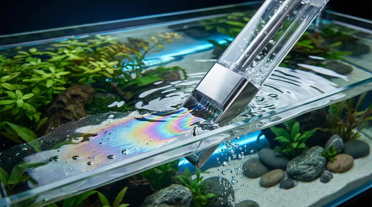 サーフェススキマーを使った油膜対策