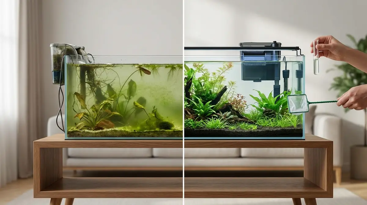 水槽立ち上げで初心者がやりがちな失敗5選と対処法