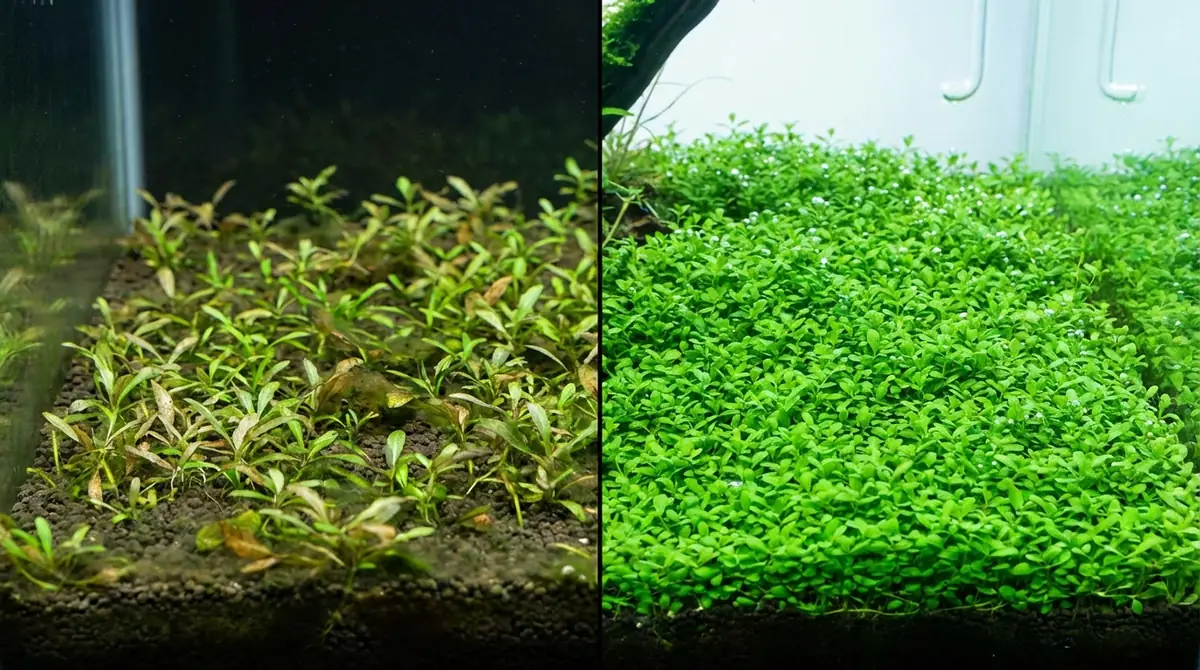 グロッソスティグマが絨毯にならない原因と対策